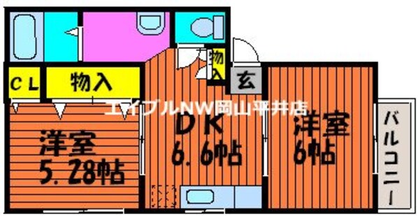 フェニックスDの物件間取画像